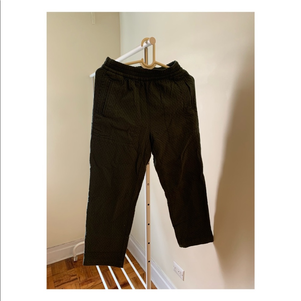 Madewell Pull-On High-Rise Tapered Pants in Diamond Jacquard (XS) NWT
